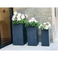 thumbnail image 6 of GUAGNDONG CREATIVE STONE GARDEN DECORATION CO.,LTD Durx-litecrete Lightweight Concrete Tall Light Granite Planter-Set of, 6 of 16