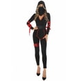 thumbnail image 2 of Disfraz de Halloween tallas S a XL, traje de ninja, traje de samurái femenino, traje de noche enmascarado, traje de juego de rol, 2 of 5