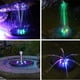 thumbnail image 3 of Fuente solar, fuente solar con iluminación, fuente de almacenamiento de energía solar, fuentes de paisaje de jardín, 3 of 4