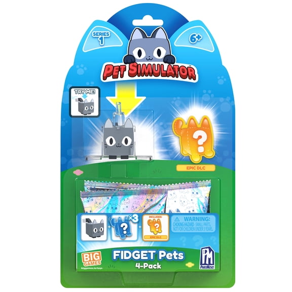 PET SIMULATOR - Cat Fidget Pet 4-Pack (Series 1) [Includes DLC]