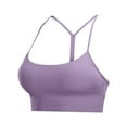 thumbnail image 5 of Butterluxe Womens Y Back Sports Bra Padded Racerback Low Spaghetti Thin Strap Workout Yoga Bra Sports Bra Non Removable Pads Sports Bra Running Sports Bra Support Athletic Women Womens Sports Bras, 5 of 5