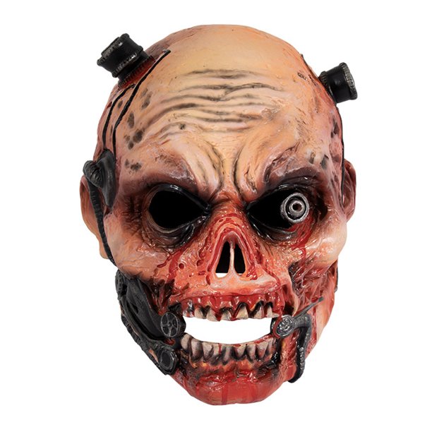 KAKOWELY Máscara de zombi realista para Halloween, máscara de monstruo aterrador para adultos, máscara de Halloween espeluznante para fiestas, cosplay y eventos de terror.