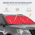 thumbnail image 4 of Fotbe Red Love Heart Juego de 2 Piezas de Parasoles para Parabrisas | Bloqueador Solar para Auto | Accesorios Plegables para Protección Solar Interior-Small, 4 of 6