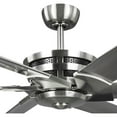 thumbnail image 4 of Huff Collection Indoor/Outdoor 96" Six-Blade Brushed Nickel Ceiling Fan, 4 of 12