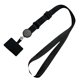 thumbnail image 1 of Injueey Cordones universales para teléfono, parche cruzado para viajar, senderismo, portátil, desmontable, para colgar en el cuello, correa de cuerda Teléfono y Comunicación Negro, 1 of 6