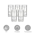 thumbnail image 5 of HEMOTON Transparent PP Empty Containers for Home with Rotating Bottom Design 5 Pieces Portable Sizes, 5 of 8