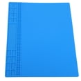 thumbnail image 1 of Alfombrilla de soldadura herramientas de reparación antiestáticas resistentes al calor de silicona para mantenimiento de teléfonos de computadora con almohadilla 350x250x4mm, 1 of 8