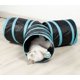 thumbnail image 2 of Túnel para gatos, juego para gatos, túnel para mascotas, túnel para conejos, juguete, tubo plegable de 3 vías, adecuado para gatos, conejos, perros, mascotas, caña de pescar con juguetes para gatos, azul y negro Sailing Electrónica, 2 of 5