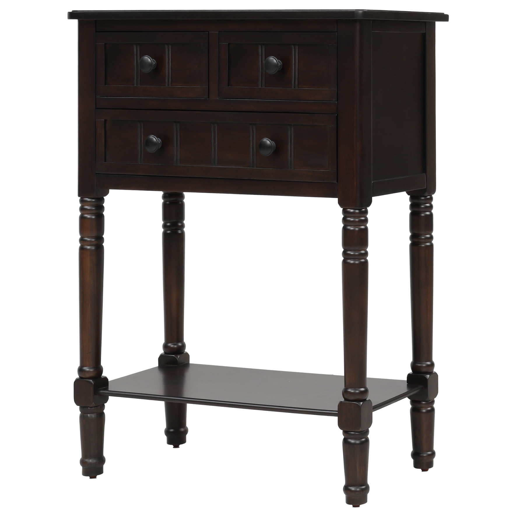 Console Table With Drawers Retro Modern Entryway Console Table 36-Inch ...