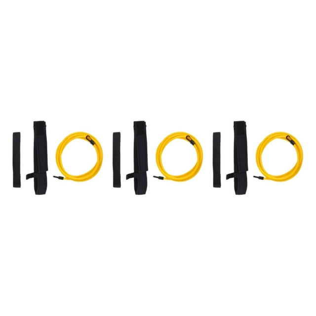 Becaristey Goals With Adjustable Swimming Pool Accessories Training Durable Comfortable yellow-4meters 3Set