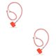 thumbnail image 3 of Seitruly Cuerda para el cuello del teléfono móvil universal Hebilla a presión de metal ajustable Cordón de soporte anti-perdida con tarjeta Rosa Negro Naranja 2Conjunto, 3 of 6