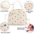 thumbnail image 6 of Insulated Reusable Lunch Bag for Women, 10L Large Capacity Corduroy Cooler Tote 10 x 7.5 x 7.5 in for Work Picnic Travel & Gifting, 6 of 6