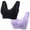 Black #3, variant on Xihbxyly Wirefree Bras for Women ,2PC Plus Size Lace Bra Wirefreee Extra-Elastic Bra Active Yoga Sports Bras Workout Activity, Black L