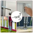 thumbnail image 5 of Unique Bargains Barrel Bolt Latch, 2 Pack 10x128mm - Stainless Steel Spring Loaded Gate Latch Pin with Keeper, for Doors (Silver), 5 of 5