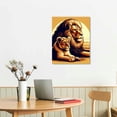 thumbnail image 3 of Nawypu Lion Poster, King Of The Jungle Wall Art，Lion Father And Son，Family Animal Wall Art Poster Canvas Wall Art Prints for Wall Decor Room Decor Bedroom Decor Gifts Posters, 3 of 5
