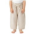 thumbnail image 3 of JFOPQVSM Classic Casual Pants for Boys Thin Cotton Stripe Elastics Waist Spring Summer Trousers Toddler Long Pants (0-8Y), 3 of 9