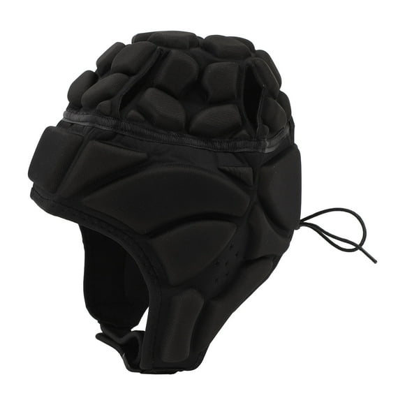 Soft Shell Protective Headgear, Rugby Headguards Padding Padded Helmet Goalkeeper, EVA Sponge Adjustable Soccer Goalie Helmet Support Rugby Flag Football Helmet Youth Kids Adults