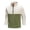 Beige, variant on gbyLJF Men's Fleece Pullover Slim Fit Long Sleeve Half Zipper Stand-up Collar Top Casual Warm Color-blocked Blouse