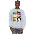 thumbnail image 2 of DC Comics Mens Chibi Super Friends Dance Sweatshirt, 2 of 5