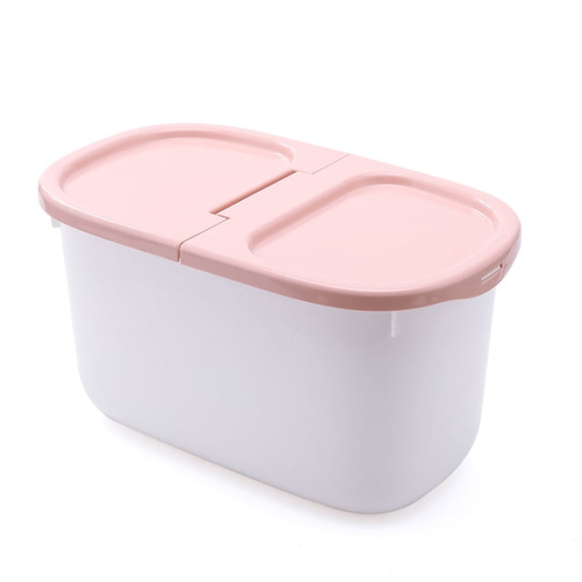 Large Food Storage Container Pet Food, Dry Food, Flour, Rice Containers 18 Lbs Airtight Cereal Container Bin With Locking Lid & Handle
