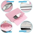 thumbnail image 3 of IBENZER 2025 2024 M2 MacBook Pro 13 Inch Case A2338 A2289 A2251 A2159 A1989 A1706 A1708 (2025-2016), Hard Shell Case & Sleeve Bag & Keyboard Cover & Type-C for Mac Pro 13, Pink,T13-PK+3, 3 of 6