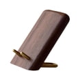 thumbnail image 4 of Soporte para teléfono de escritorio, soporte para teléfono móvil, regalo de cumpleaños creativo de madera, soporte de exhibición estable para teléfono Marrón, 4 of 8