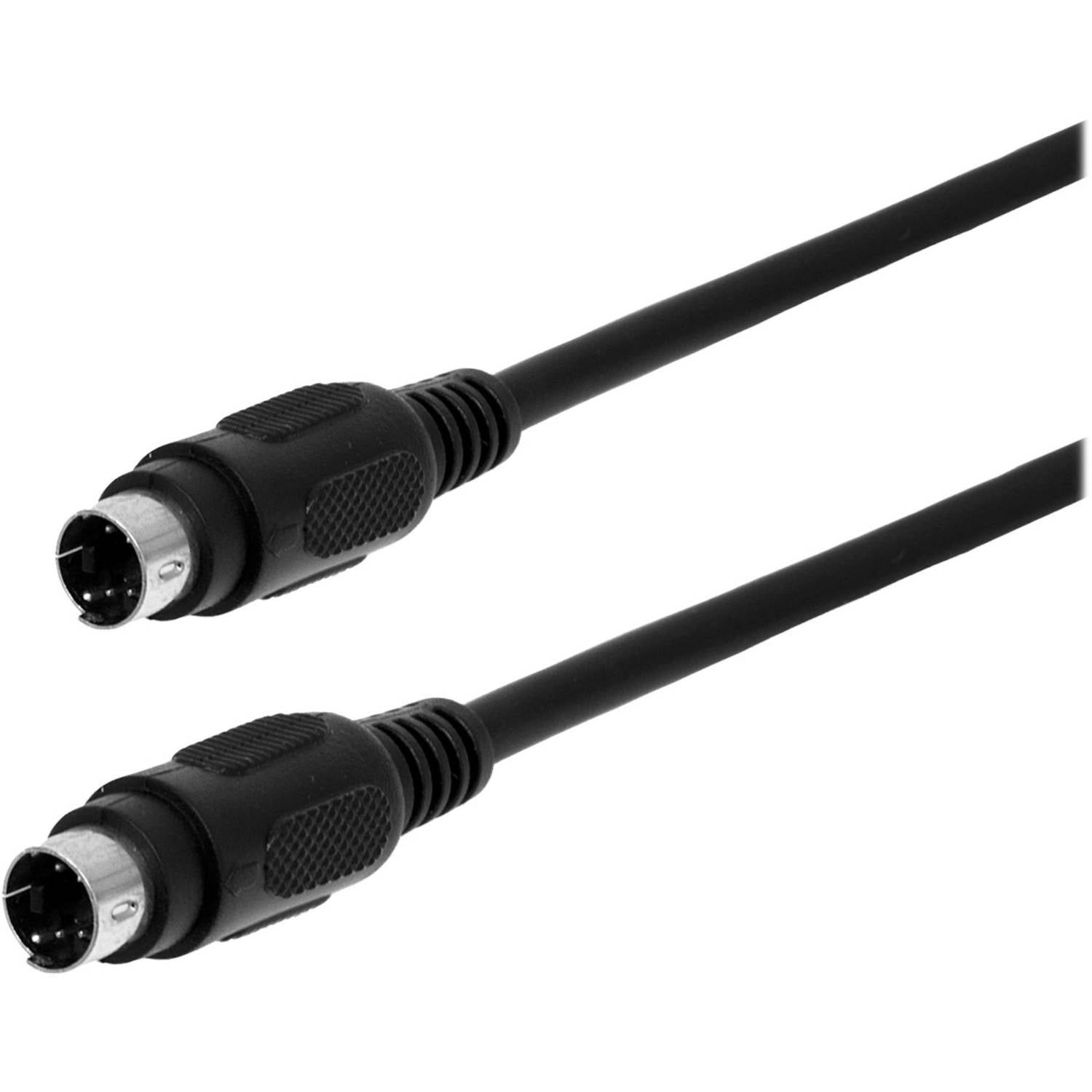 GE 6 ft. SVideo Cable, Double Shielded, Black, 33597