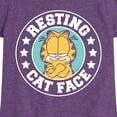 thumbnail image 3 of Garfield - Resting Cat Face - Toddler And Youth Girls Short Sleeve Graphic T-Shirt, 3 of 5