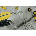 thumbnail image 6 of POPTEM Toddler Boys Zip-up Hoodie Excavator Sweatshirt Cotton Jacket Kids Clothes Grey 3T, 6 of 8