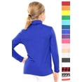 thumbnail image 3 of Stretch Is Comfort Girl's Oh so Soft Long Sleeve Turtleneck | Poly Spandex|Child Size 2 -16, 3 of 6