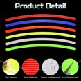 thumbnail image 3 of Uxcell 80pcs Tiras Reflectantes para Ruedas 0.4"x8.3" Calcomanías de Seguridad Reflectante Nocturna Adhesivas para Bicicletas para Vehículos Remolques Camiones Bicicletas Autos Señales, Plata, 3 of 6