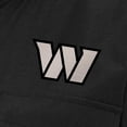 thumbnail image 2 of Women's Antigua Black Washington Commanders  Brushed Carbon Even Par Full-Zip Jacket, 2 of 2