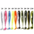 thumbnail image 4 of 10pcs 7cm 2g Señuelos de pesca de gusano Crankbait artificial Swimbait Cebos blandos, 4 of 6