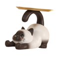 thumbnail image 2 of Organizador de figuras de gato, estatua de resina, soporte para joyas para guardar objetos pequeños, adecuado para la decoración de la sala de estar y, 2 of 8