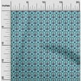 thumbnail image 2 of oneOone Rayon Turquoise Blue Fabric Diy Clothing Quilting Fabric Print Fabric By Yard 56 Inch Wide, 2 of 5