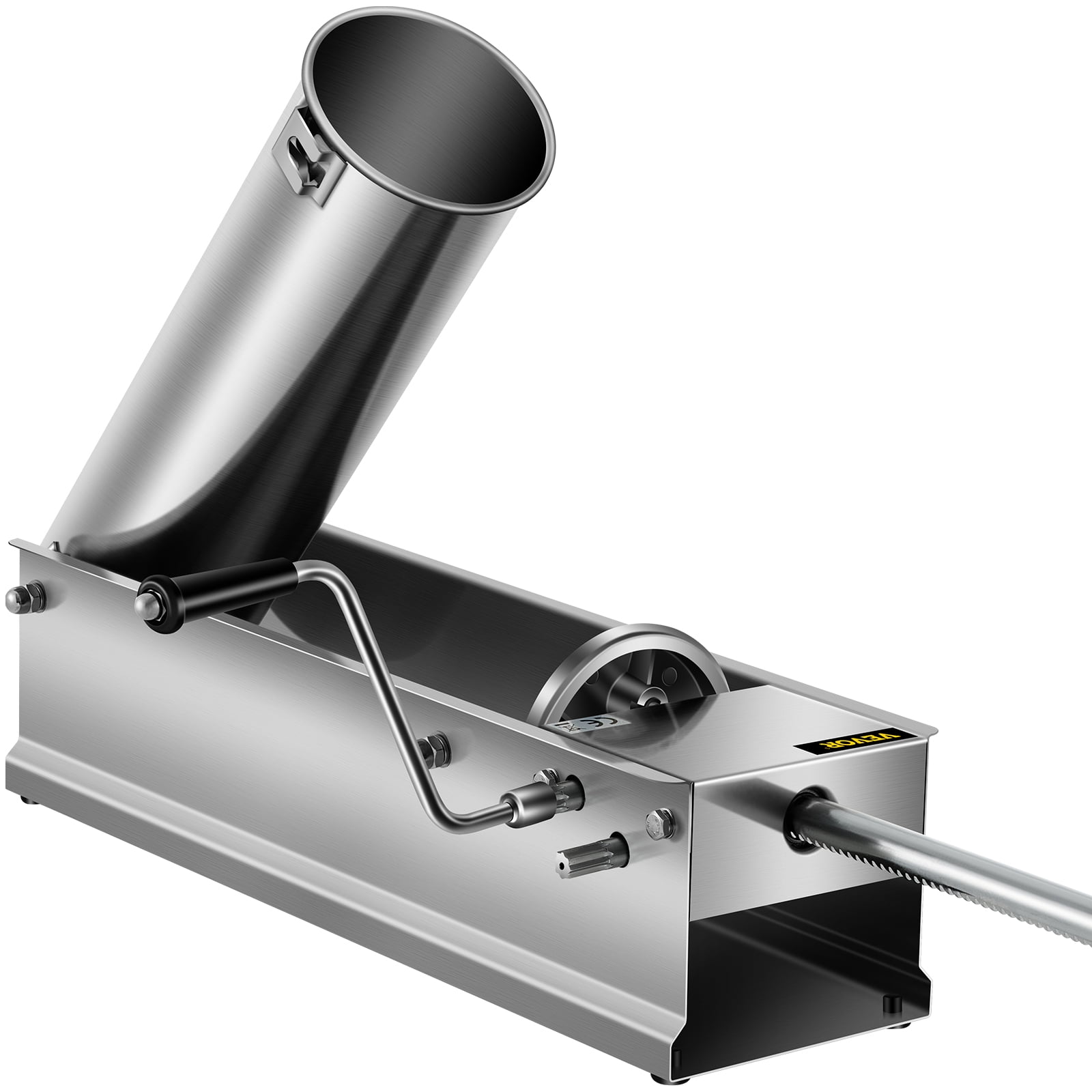 VEVOR 15L Vertical Commercial Sausage Stuffer Two Speed 304 Stainless Steel Meat Press