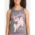 thumbnail image 3 of Barbie Women's Tank Top and Shorts Pajama Set, 2-Piece, Sizes XS-3X, 3 of 4