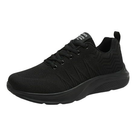 Sngxgn Men s Slip on Walking Running Shoes Tennis Casual Fashion Sneakers Comfort Non Slip Work Sport Athletic Trainer(Black 8.5)