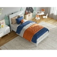 thumbnail image 3 of AFI Berkshire Twin Solid Wood Low Profile Platform Bed, White, 3 of 11