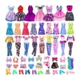 thumbnail image 1 of Conjunto de ropa de muñeca FLhrweasw 32 Uds. falda de muñeca de poliéster pantalones Mini, 1 of 9