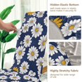 thumbnail image 5 of Yayeee 2 Pack Dining Chair Covers Stretch Parson Chairs Slipcovers Seat Protector, Retro Daisy Pattern, 5 of 6