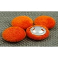thumbnail image 4 of 12 Pieces Solid 2 Holes Sewing Velvet Fabric Cloth Covered Scrapbooking Craft Buttons, 4 of 5