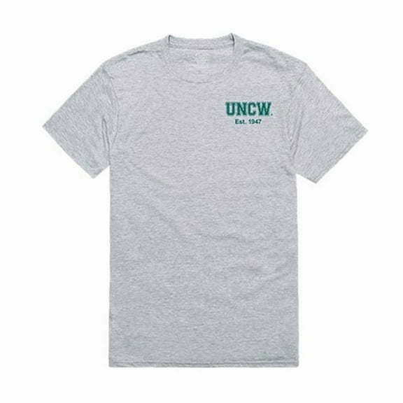 W Republic Apparel 528-139-HGY-04 University of North Carolina Wilmington Practice Tee for Men, Heather Grey - Extra Large