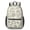 Caturday Cat Beige, variant on Monochrome Cat and Flower Beige 17" School Backpacks for Teens,Waterproof Oxford Fabric,S-Shape Padded Straps for School,Travel,Hiking,Camping