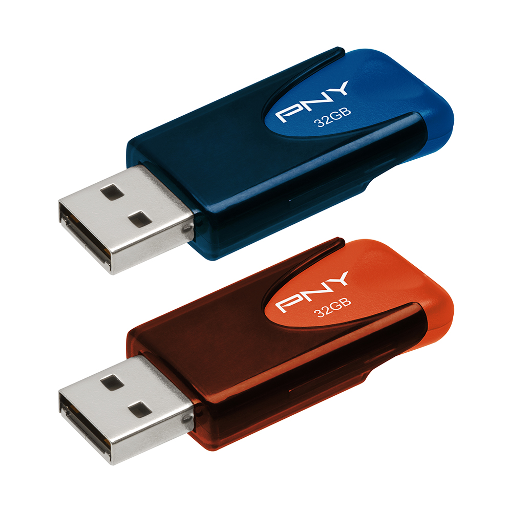 32GB Attaché 4 USB 2.0 Flash Drive 2-Pack​