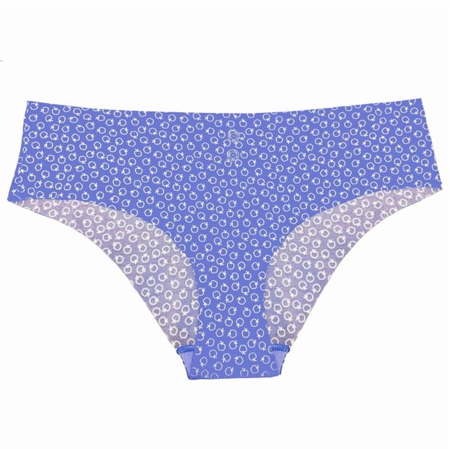 Bikini Fruit Of The Loom para Dama, Corte Laser Estampado Multicolor Talla M