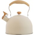 thumbnail image 2 of Retro Stovetop Whistling Kettle - Stainless Steel, Induction Compatible, Loud Whistle, 2 of 6