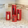thumbnail image 3 of Anchor Hocking Palladian Window Cylinder Jars, Mixed Sizes, Cherry, Set of 4, 3 of 6
