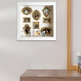 thumbnail image 5 of ERTZAE&nbsp;DIY Museum Silhouette Box,Lighted Shading Box Frame Set with Gold Frame & Figurine,25cm White,DIY Museum Silhouette Box,Shadow Box Frame Kit,Merch Photography, 5 of 5