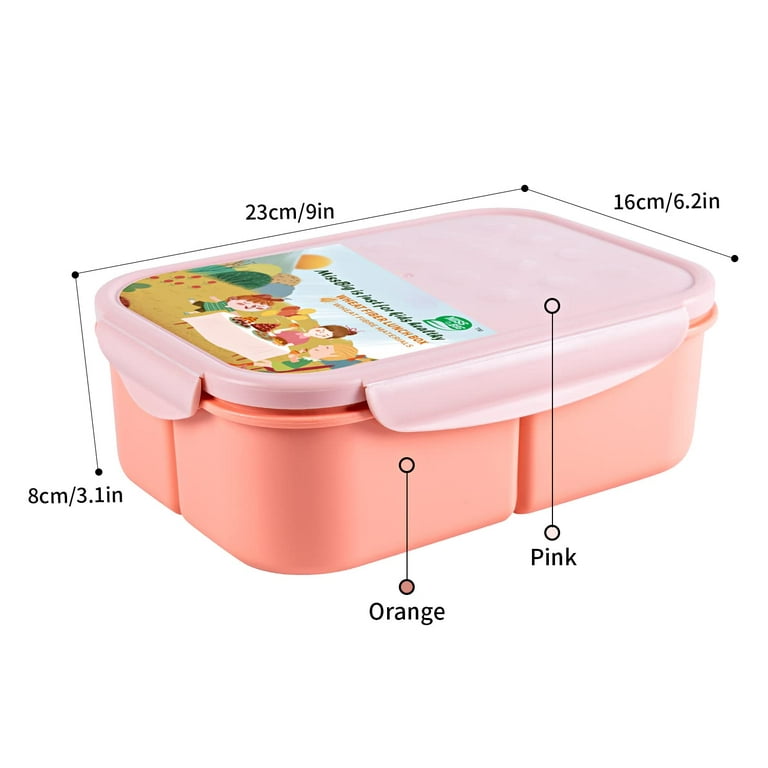  MaMix Bento Lunch Boxes for Kids, Bento Box Adult Lunch Box, 5  Compartment Lunch Box Containers for Kids Adults, Meal Prep Containers  Accessories Reusable & Leakproof Pink: Home & Kitchen